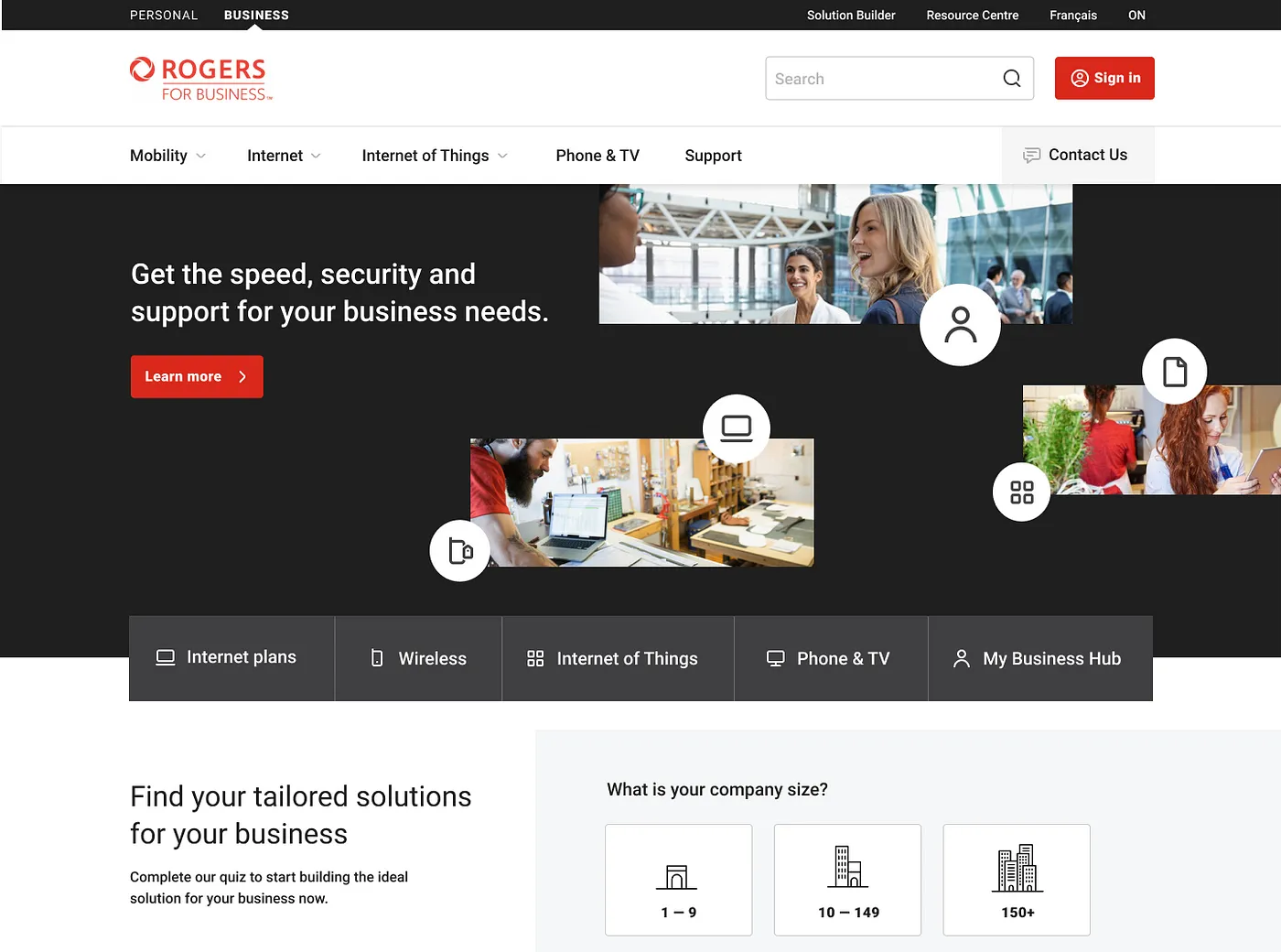 Rogers website