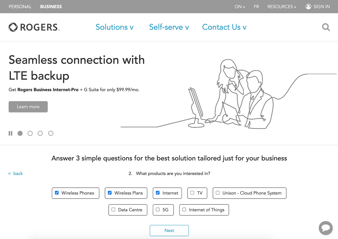 Rogers website